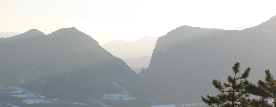 Panorama Gola del Furlo dalle Cesane