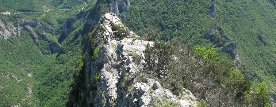 La cresta della Balza della Penna