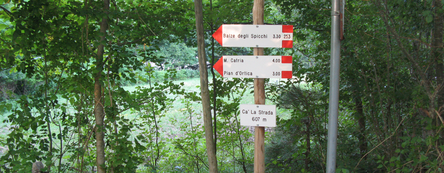 Monte Catria Sentiero 53 - immagine partenza