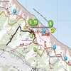 Mappa sentiero 151c Parco Naturale del Monte San Bartolo