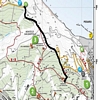 Mappa sentiero 152 Parco Naturale del Monte San Bartolo