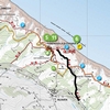 Mappa sentiero 155 Parco Naturale del Monte San Bartolo