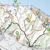 Mappa sentiero 156 Parco Naturale del Monte San Bartolo