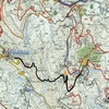 Mappa sentiero 25 Monte Nerone