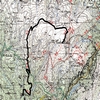 Mappa sentiero 441 Riserva Naturale Statale Gola del Furlo
