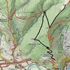Mappa sentiero 446 Riserva Naturale Statale Gola del Furlo